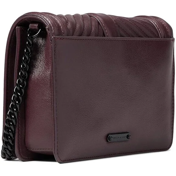 Rebecca Minkoff Small Love Leather Crossbody Bag - Concord - Picture 2 of 6